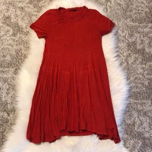 Basil Lola - tomato orange / red dress